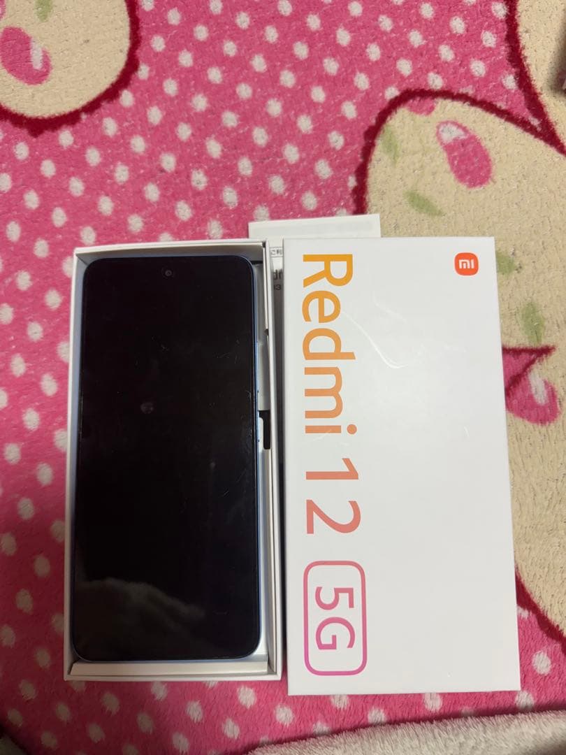 Redmi 12 5G ライトブルー 本体中古6月使用