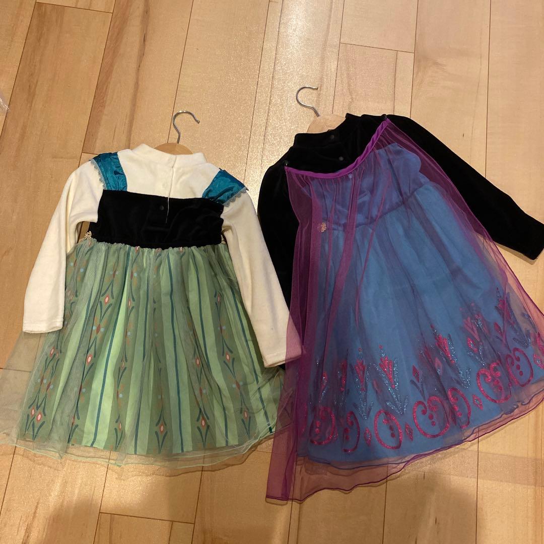 エニィファムキッズ　　アナ雪ワンピース　セット