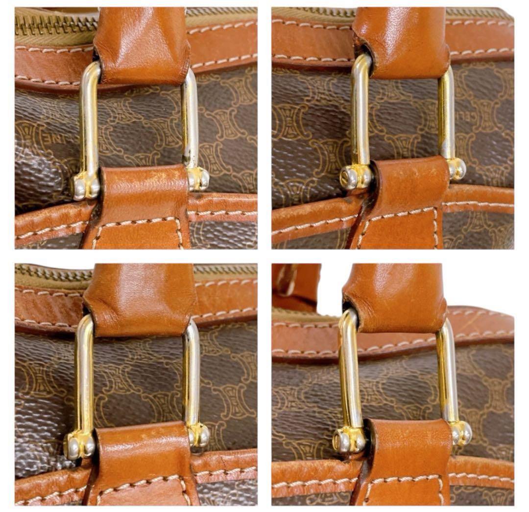 セリーヌ　2way ボストンバッグ　マカダム　トリオンフ　レア