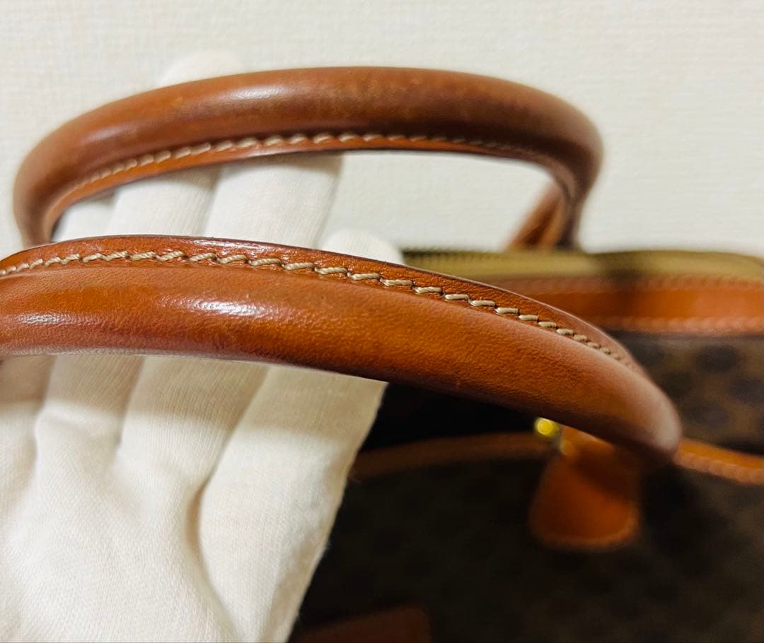 セリーヌ　2way ボストンバッグ　マカダム　トリオンフ　レア