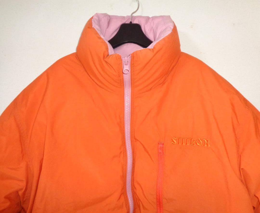 ジャケット・アウター SIIILON Reversible down JKT pink&orange