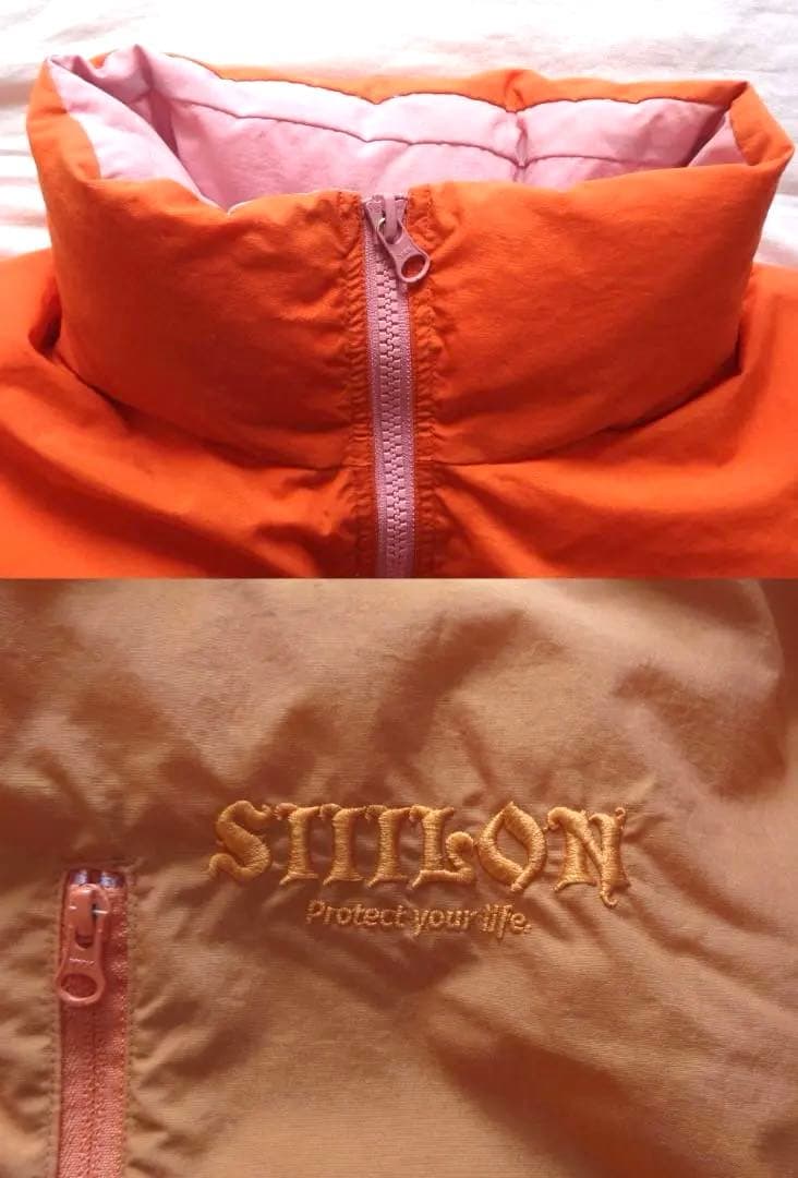 ジャケット・アウター SIIILON Reversible down JKT pink&orange