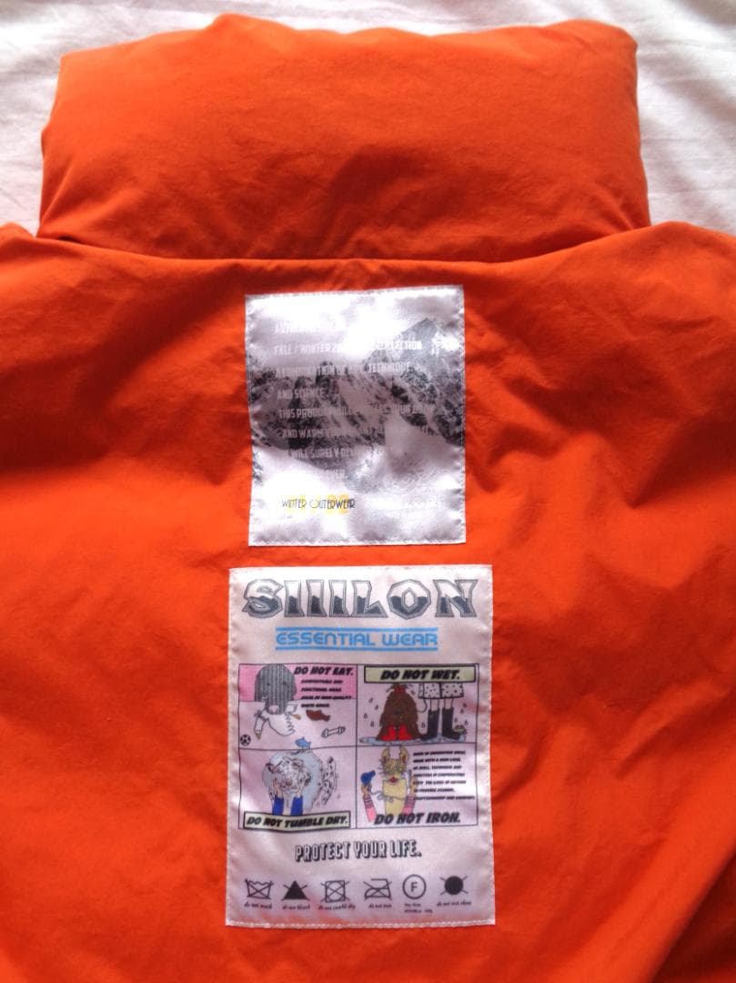 ジャケット・アウター SIIILON Reversible down JKT pink&orange