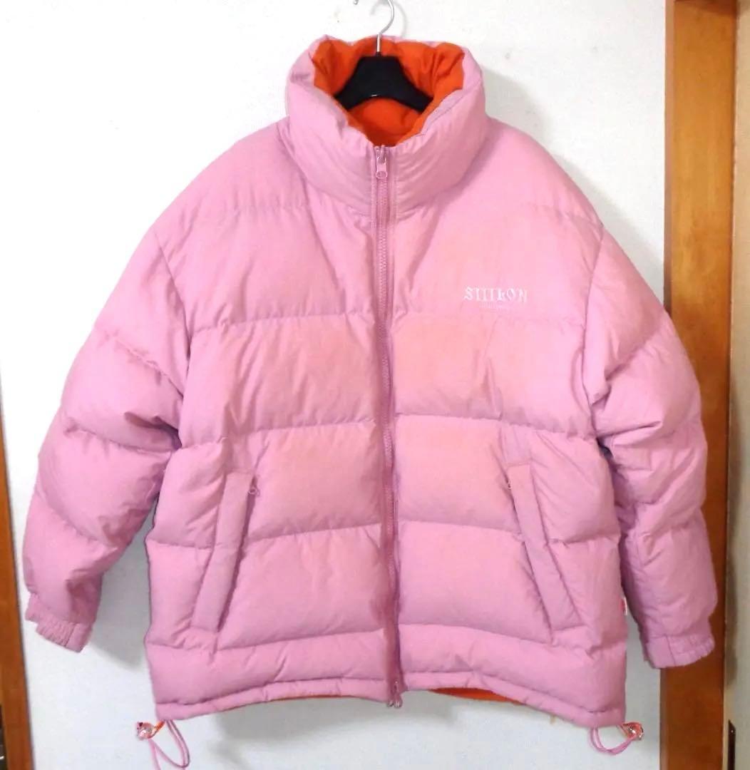 ジャケット・アウター SIIILON Reversible down JKT pink&orange