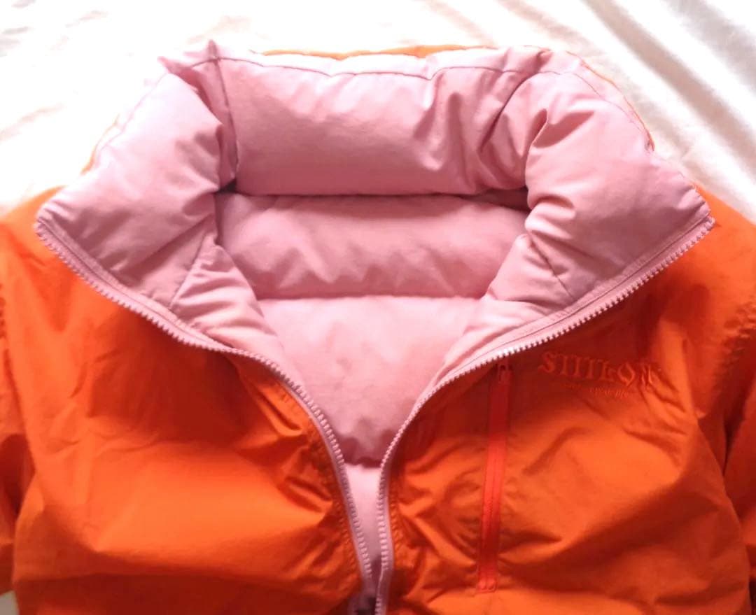 ジャケット・アウター SIIILON Reversible down JKT pink&orange