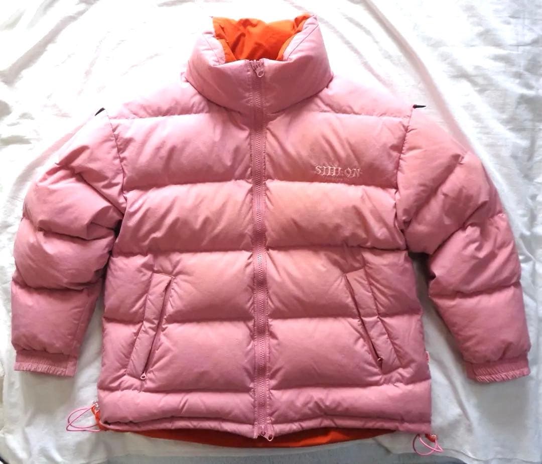 ジャケット・アウター SIIILON Reversible down JKT pink&orange