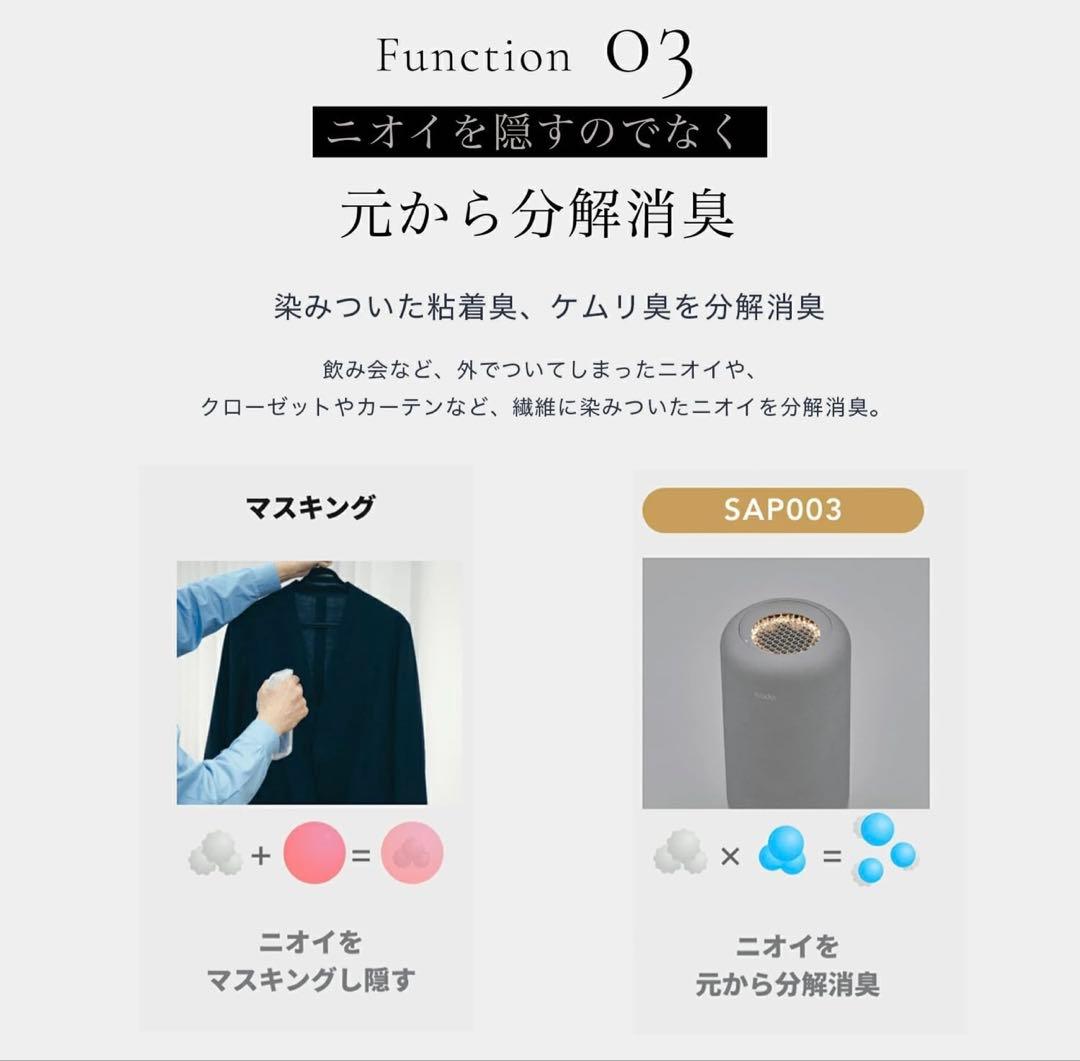 【新品未使用】cado（カドー） SAP 003 ホワイト