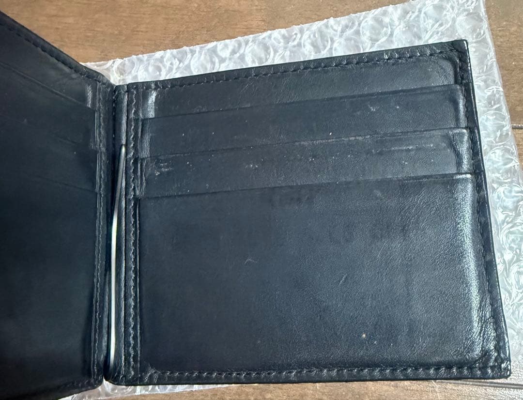 【BOTTEGAVENETA ボッテガヴェネタ】 マネークリップ　財布　黒