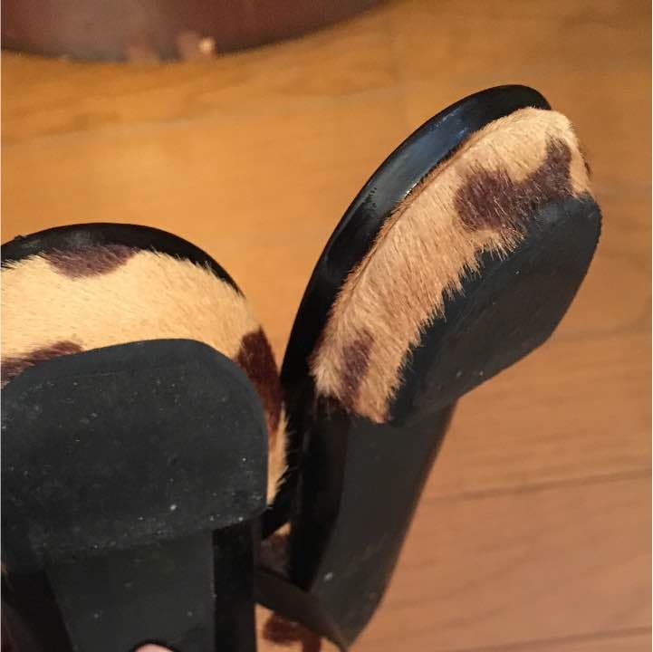 サンダル プラダ ミュール 中古 ハラコ