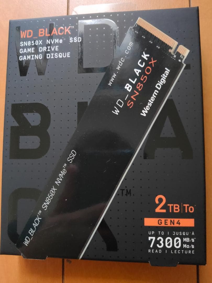 A*J様 WD_BLACK SN850X 2TB NVMe SSD