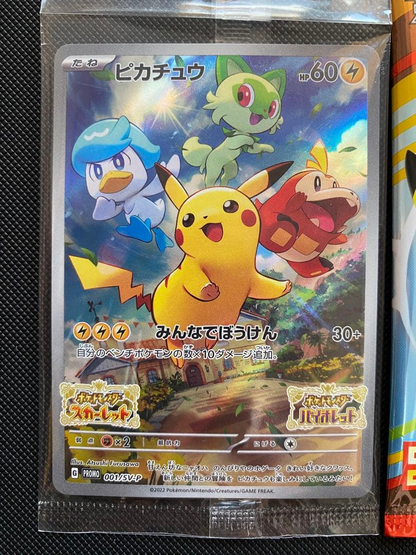 【未開封2枚セット】ポケモンカード/ピカチュウ/スカバイプロモ/マクドナルド限定