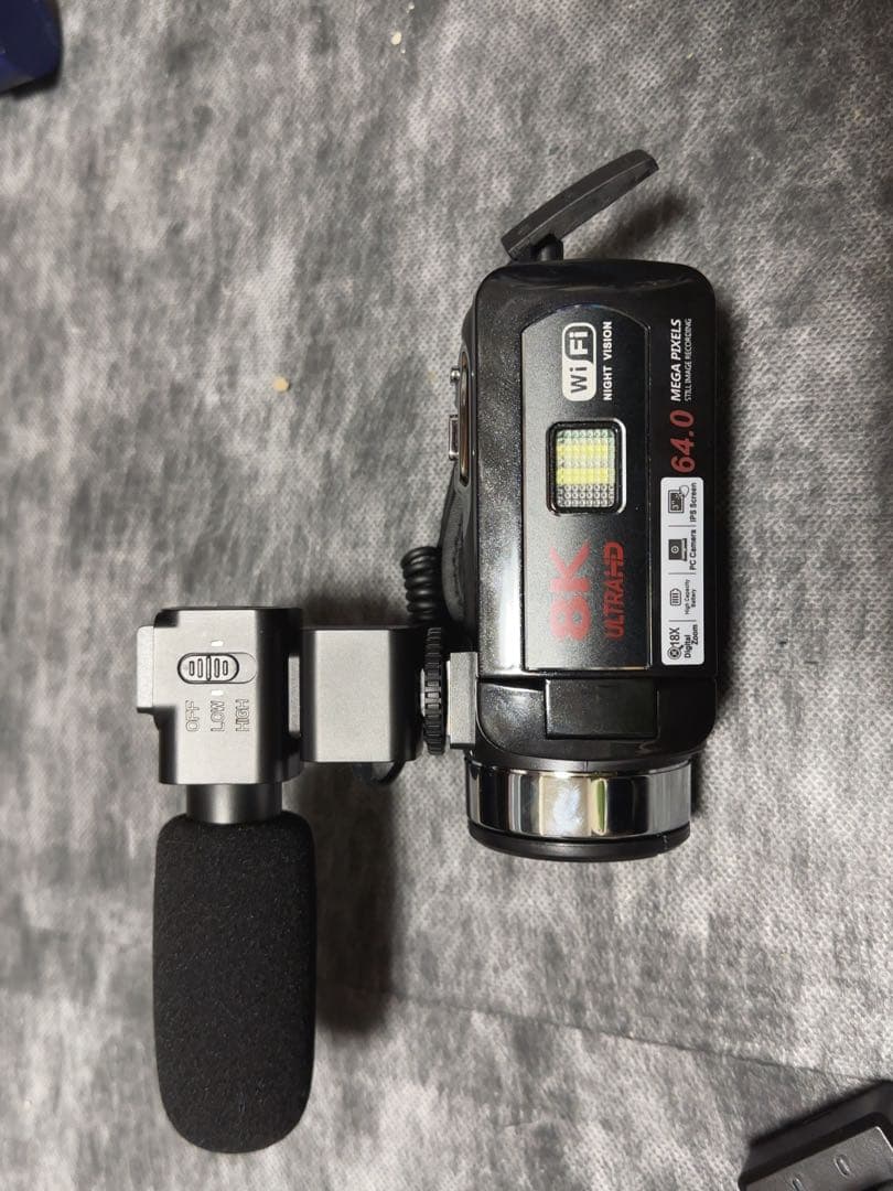 ビデオカメラ 4K60FPS 撮影　セット　最大8K