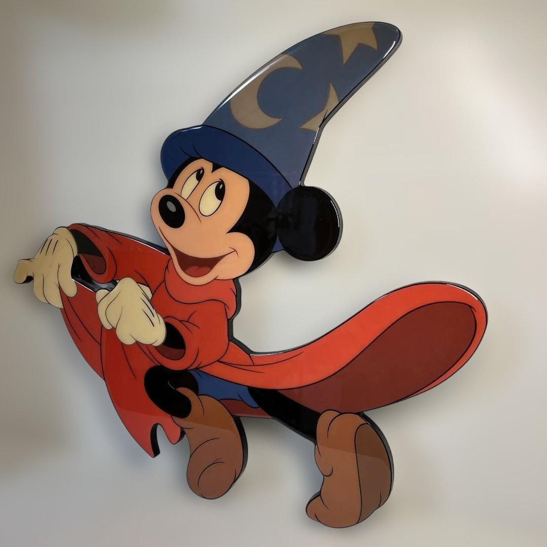 Disney ファンタジア ミッキー 大型壁掛けヴィンテージ