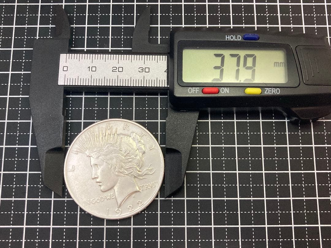 【アメリカ】ピースダラー1ドル銀貨(1922年)