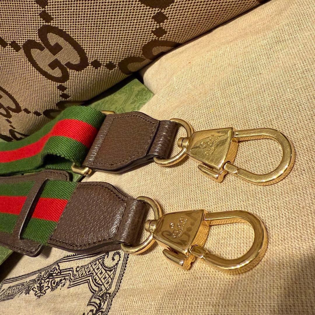 正規店 一回使用 GUCCI グッチ ジャンボGG トートバッグ