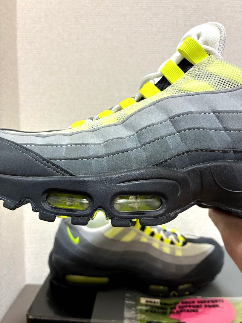 NIKE AIRMAX95 OG 2020イエローグラデーション27.5㎝