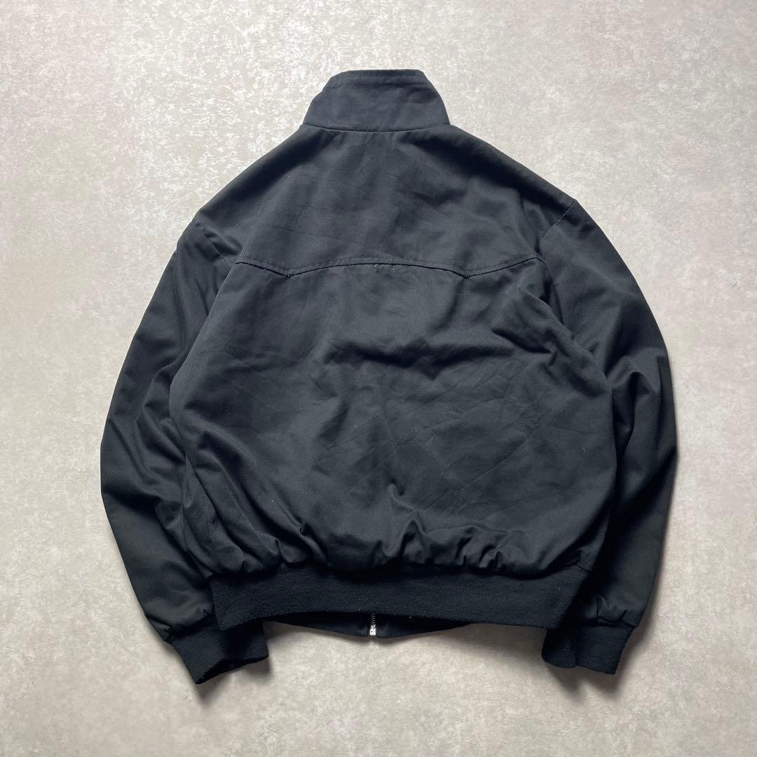 EuroVintageスイングトップブルゾンブラック黒ハリントンジャケット古着