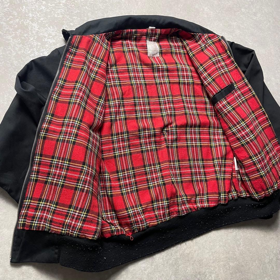 EuroVintageスイングトップブルゾンブラック黒ハリントンジャケット古着