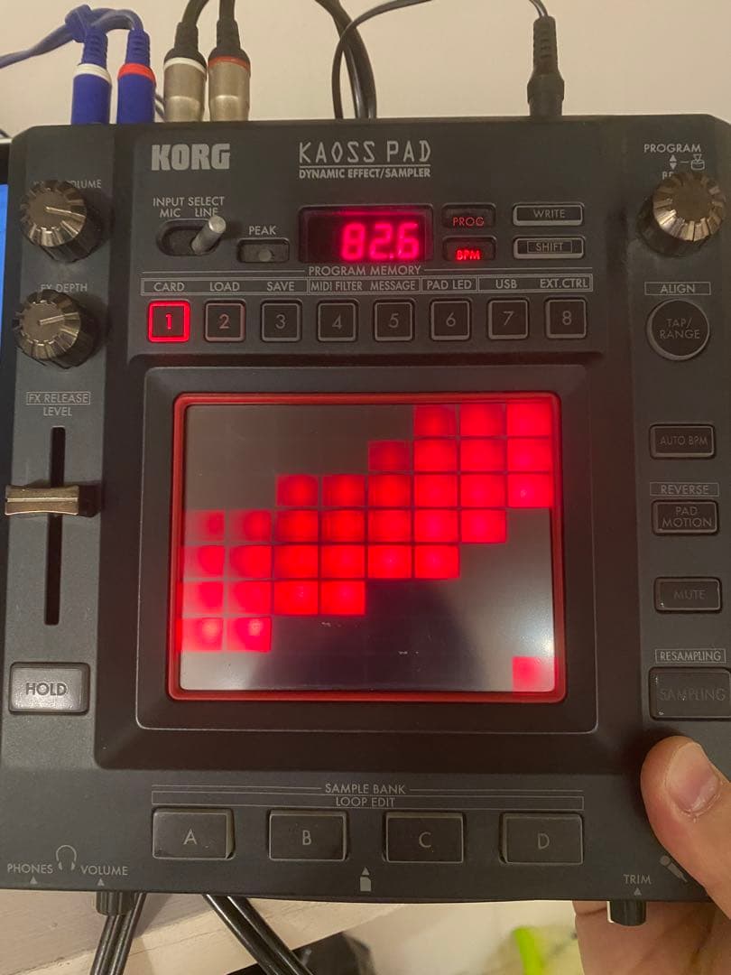 【ジャンク】KORG KAOSS PAD KP3エフェクター・サンプラー