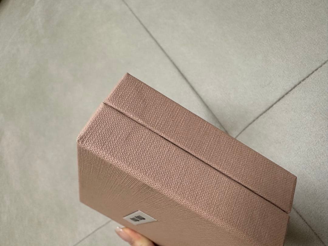 miu miu ネイビー レザー キーケース