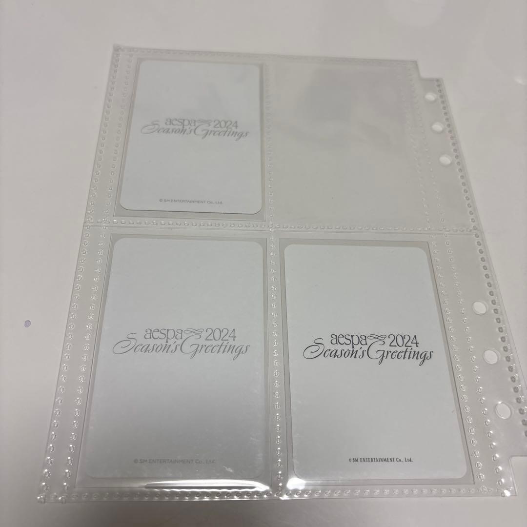2024 シーグリ　aespa ウインター　トレカ　ラントレ　封入