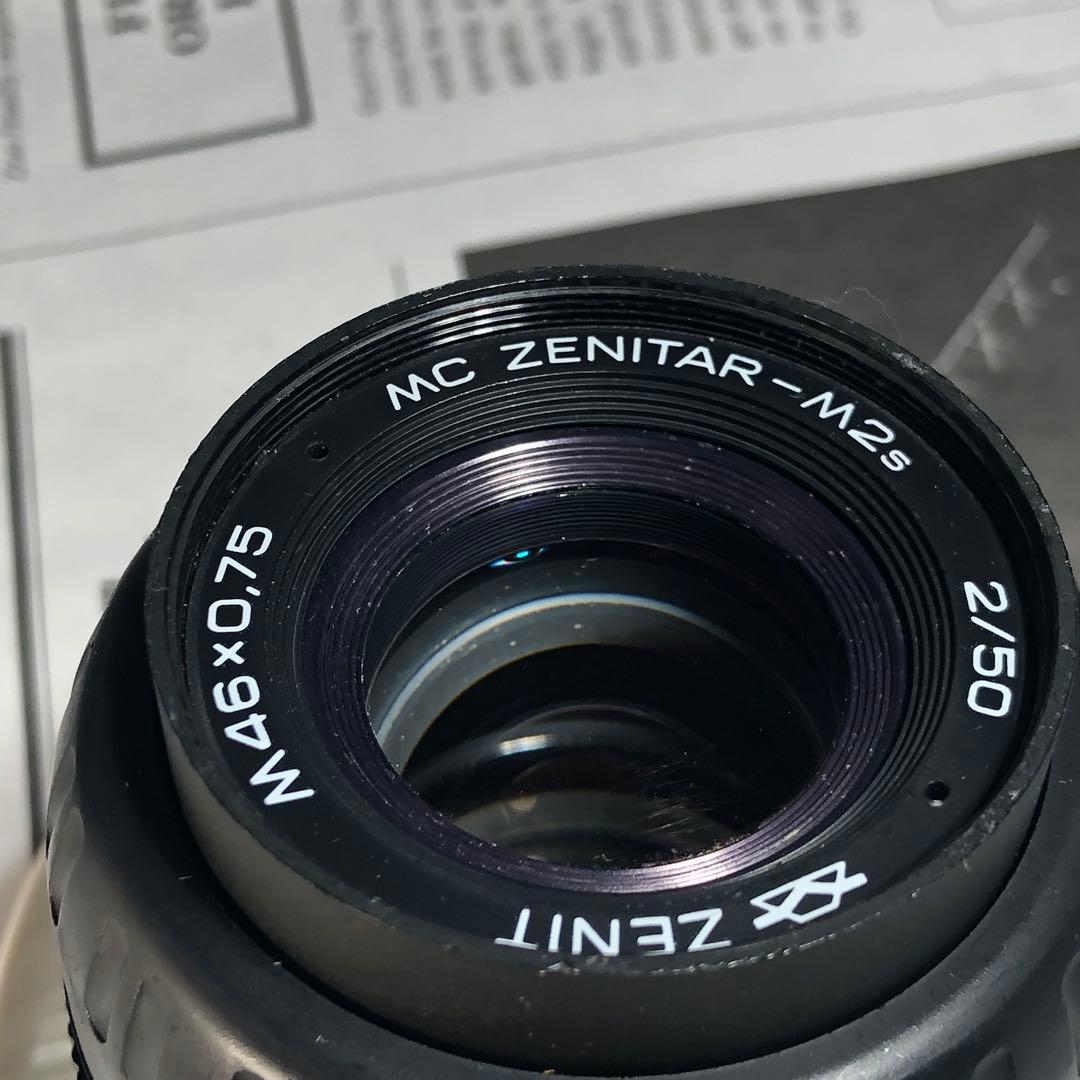 zenit zenitar MC M2s 50mm f2 m42マウント