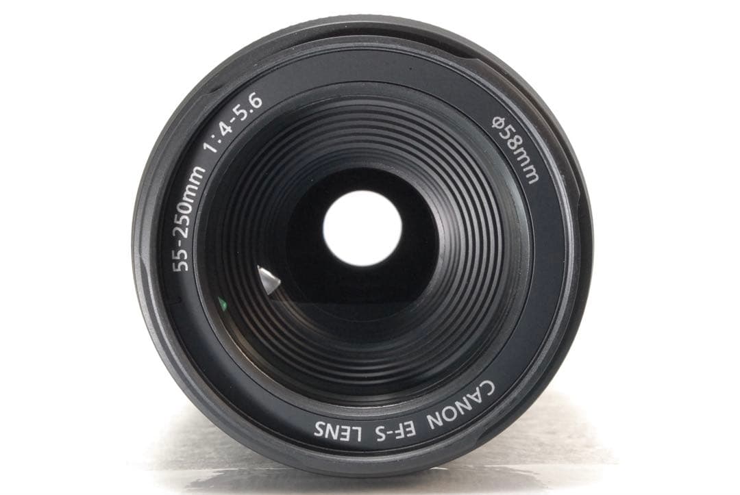 ❤️美品❤️ Canon 55-250mm IS❤️キヤノン❤️フード付き❤️ 望遠レンズ