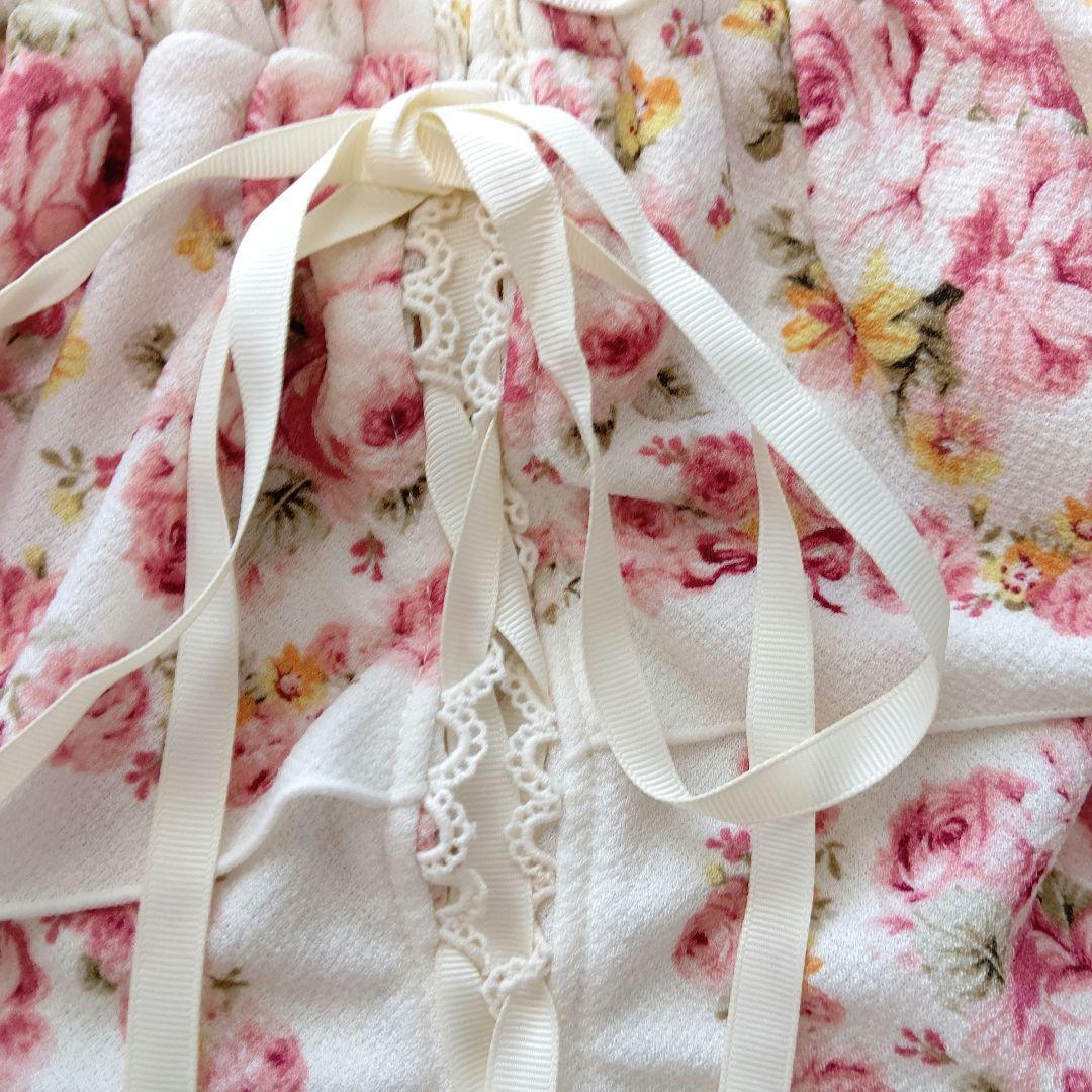 LIZ LISA フラワープリント オフショルダー