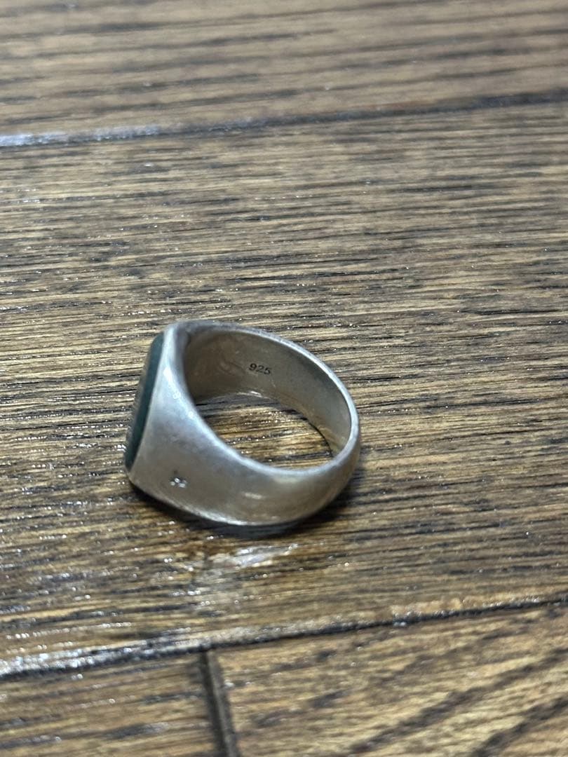 希少　tom wood トムウッド　ピンキーリング　グリーン