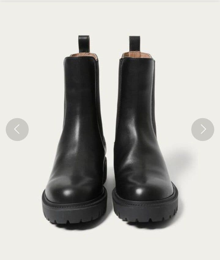 【新品未使用】ODETTE E ODILE サイドゴアブーツ 黒 25cm