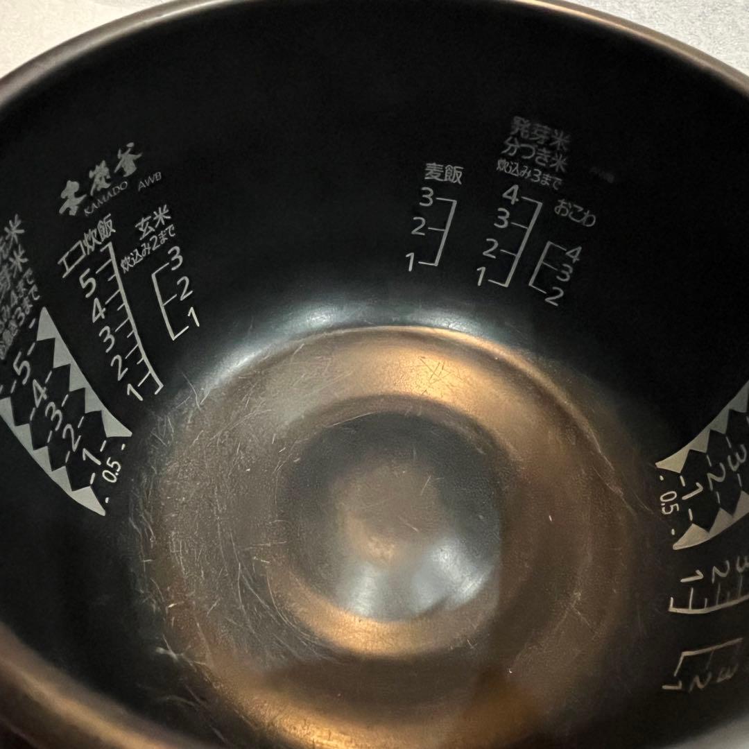三菱電機　NJ-AWB10 炊飯器 IHジャー 本炭釜 炊飯ジャー F8エラー