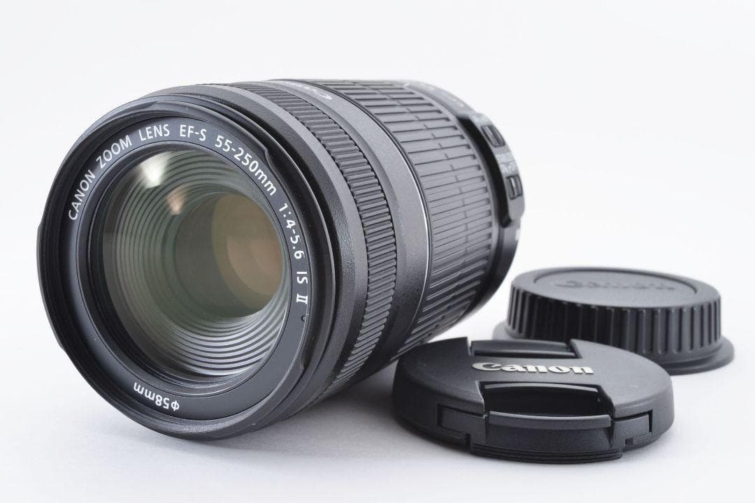 【ほぼ新品】 キャノン EF-S 55-250mm IS II 手ブレ補正