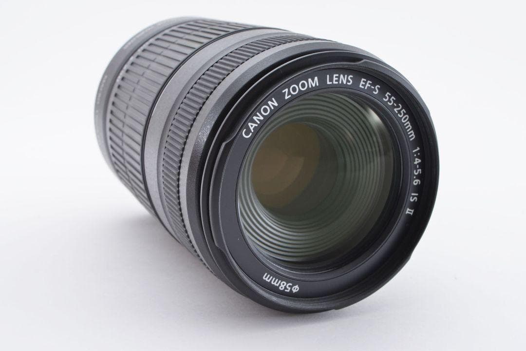 【ほぼ新品】 キャノン EF-S 55-250mm IS II 手ブレ補正