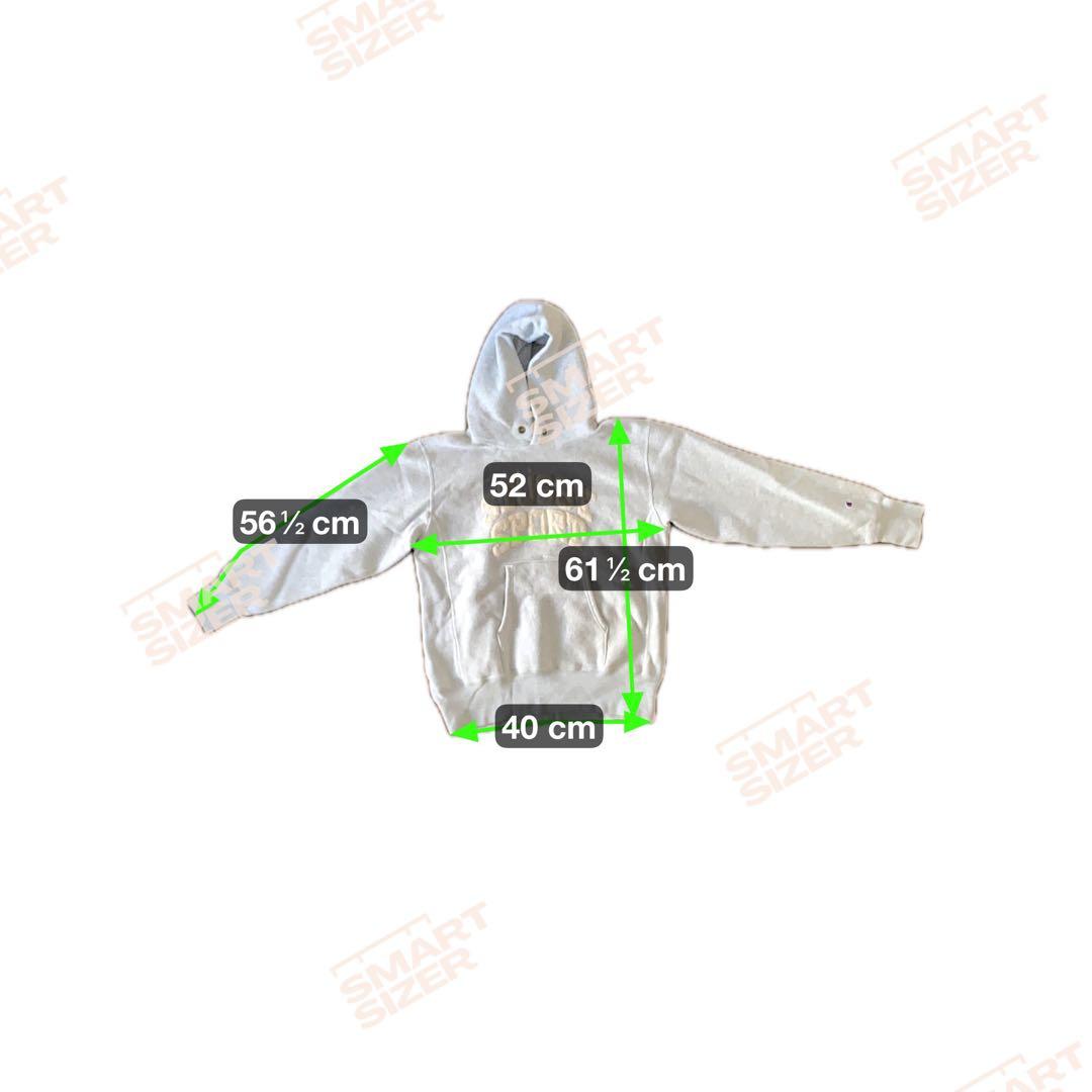 【美品】ステューシー × チャンピオン リバースウィーブ パーカー 刺繍ロゴ L