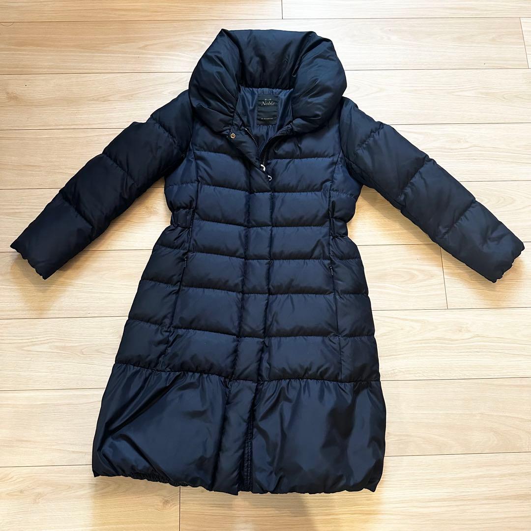 【美品】Spick＆Span NOBLE⭐︎ロングダウンコート ネイビー 36