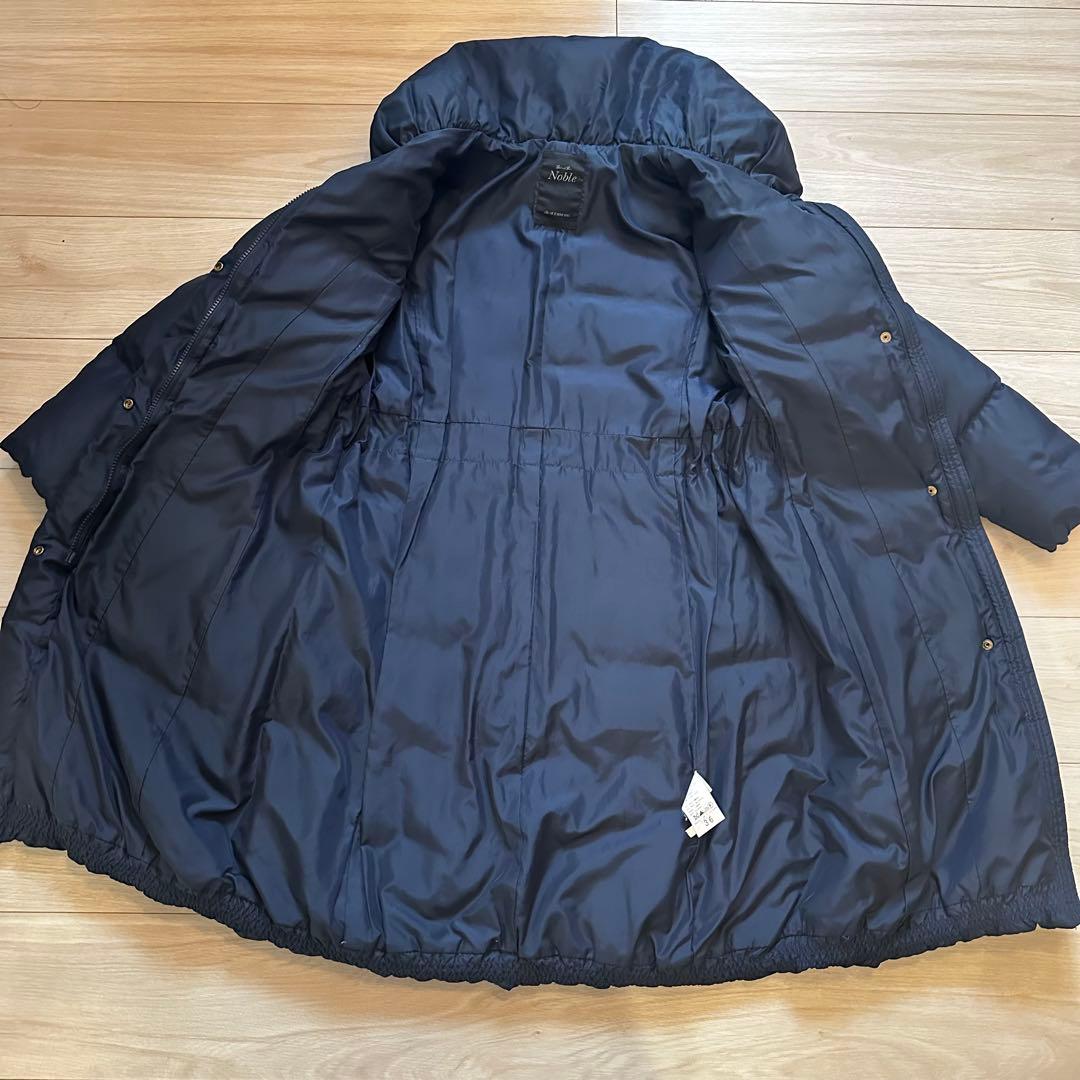 【美品】Spick＆Span NOBLE⭐︎ロングダウンコート ネイビー 36