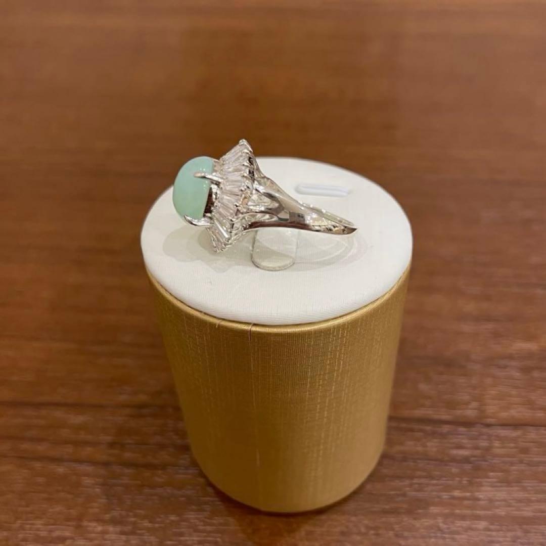 オハナ✨e.m. 女の一生リング クリソプレーズ クリーニング済