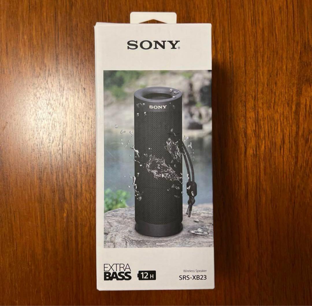新品　SONY SRS-XB23 スピーカー　ブラック EXTRA BASS