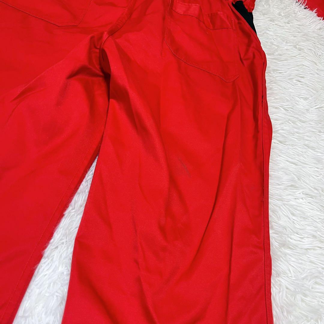 美品 スナップオン 3L オーバーオール 作業着 作業用 つなぎ レッド