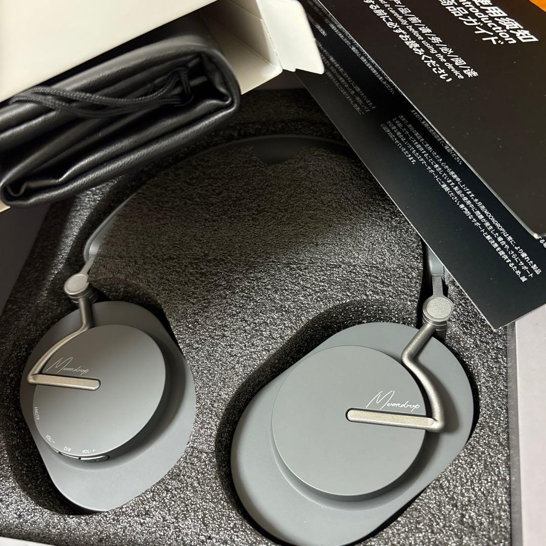 Moondrop Edge ワイヤレスANCヘッドホン グレー 水月雨