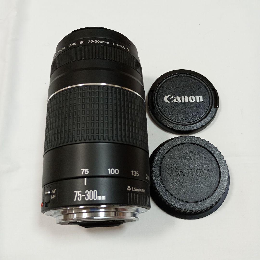 【超美品】望遠レンズ Canon EF75-300mm F4-5.6III