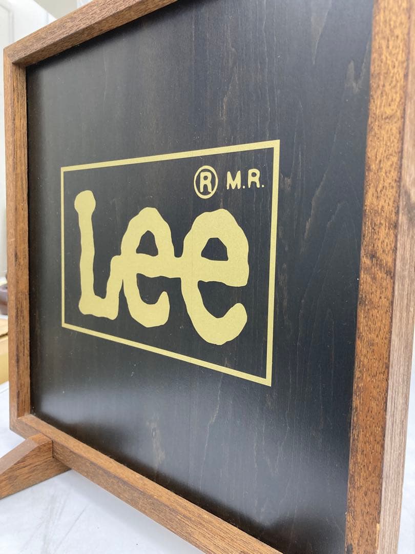 【激レア】Lee Riders 木製フレーム　ディスプレイ　看板　アンティーク