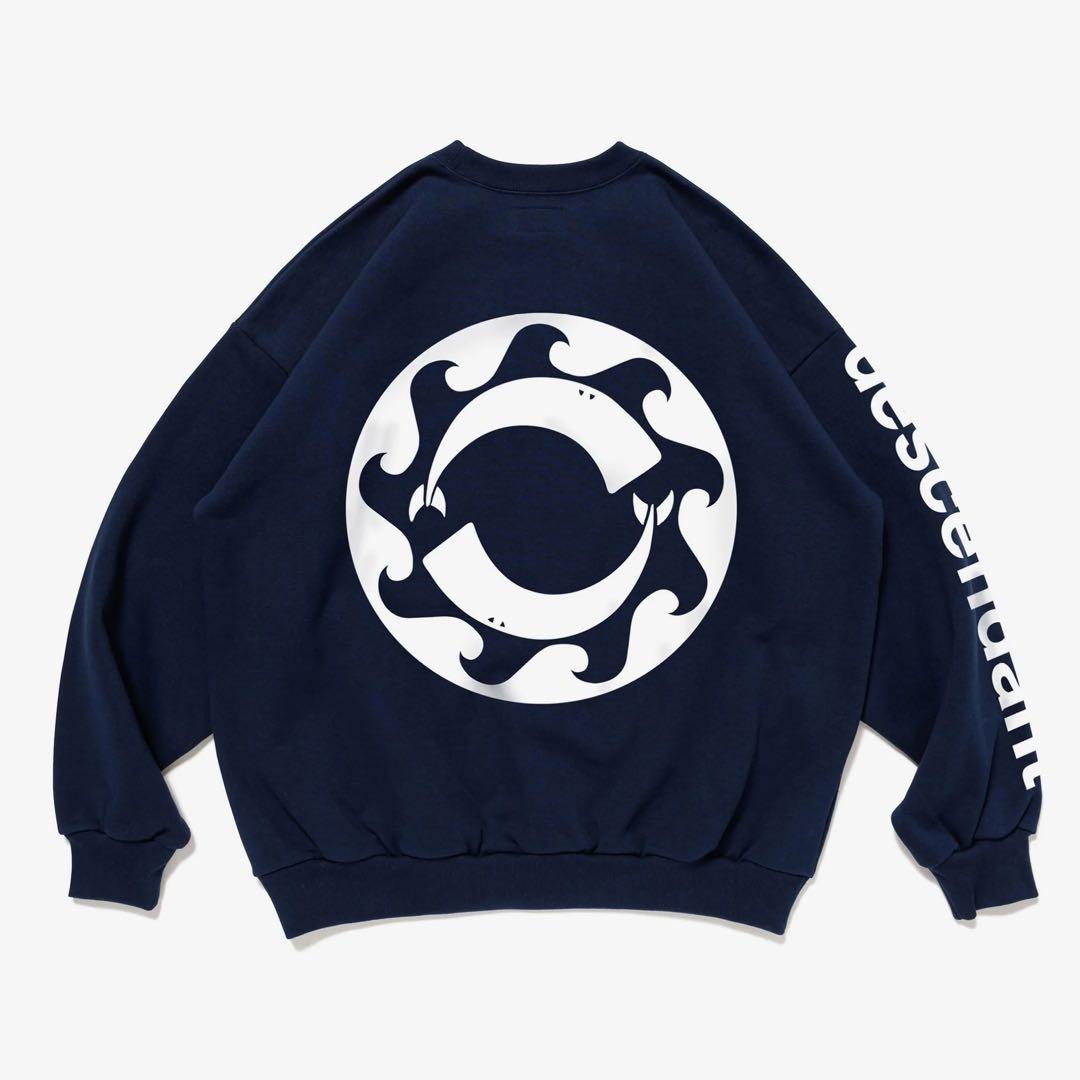 DESCENDANT VORTEX CREW NECK 即完品　ネイビー