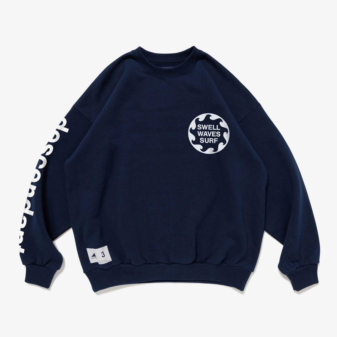 DESCENDANT VORTEX CREW NECK 即完品　ネイビー