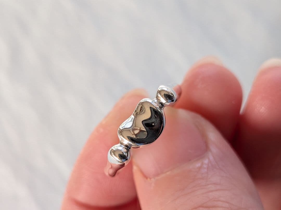 Tiffany & Co. 925シルバービーンリング 11号 新品磨き済