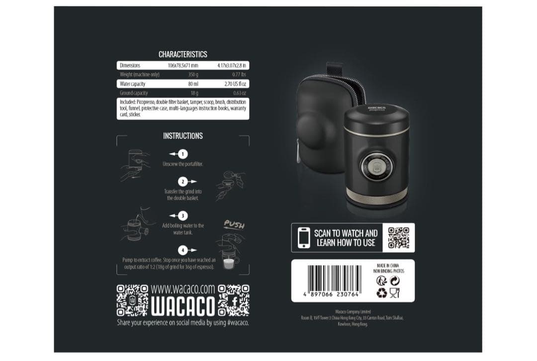 WACACO PicoPresso 手動エスプレッソマシン　⭐︎豪華おまけ付き⭐︎