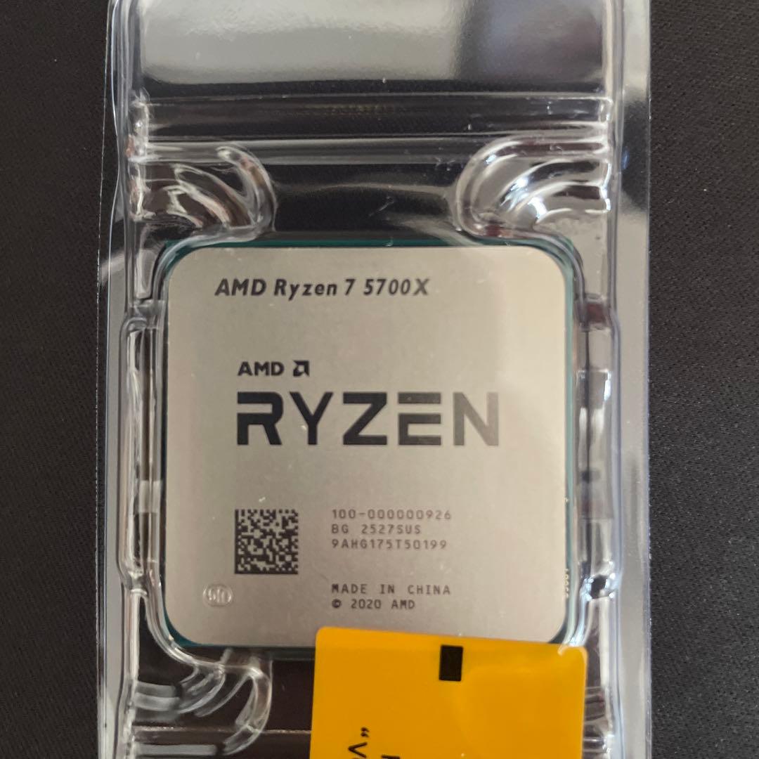 AMD Ryzen 5700X CPU 動作保証　24時間以内発送