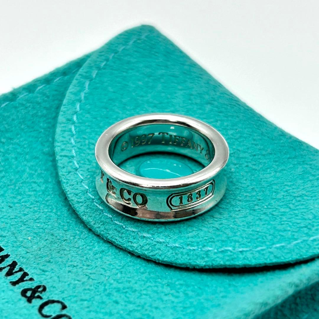 ティファニー　ナロー　1837 リング　約8号　シルバー　925
