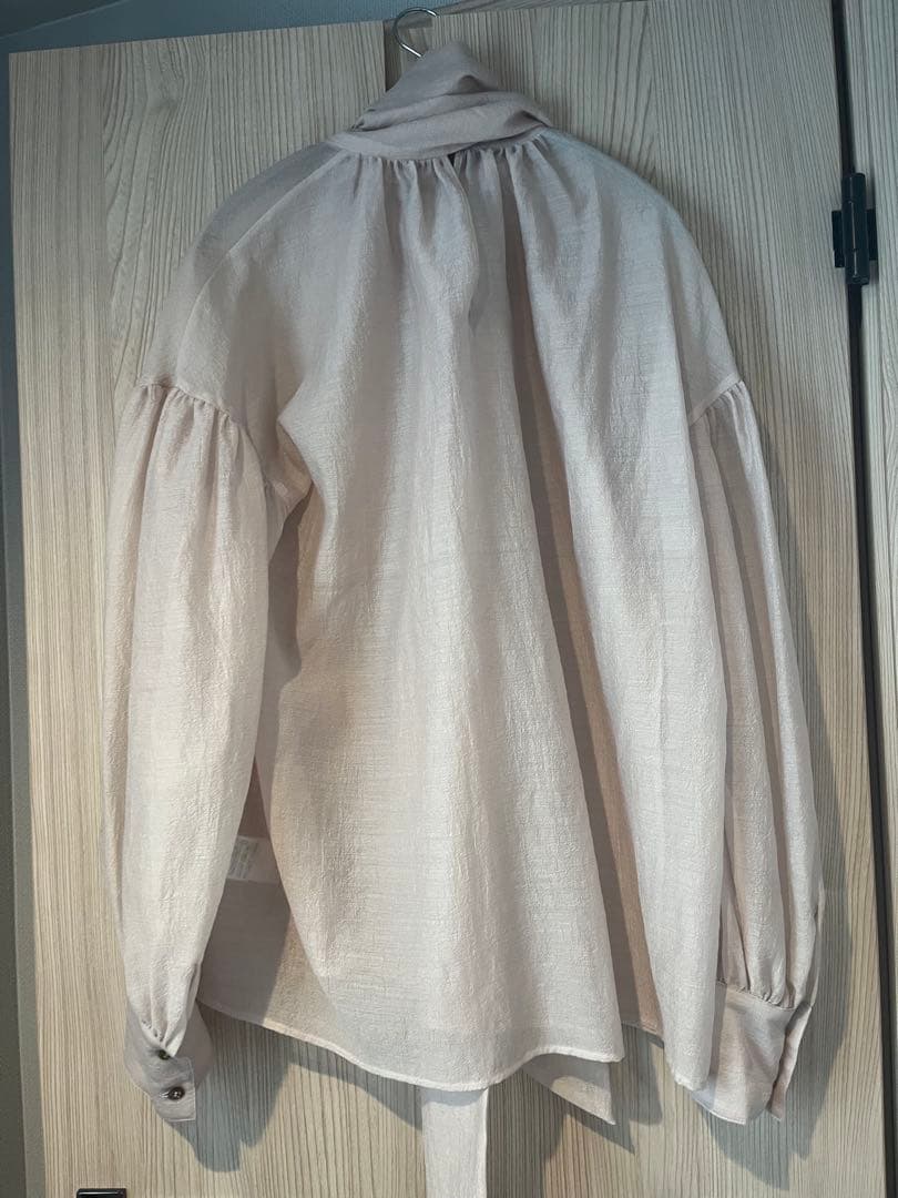 美品！ウィムガゼットオウガンザボウブラウスベビーピンク