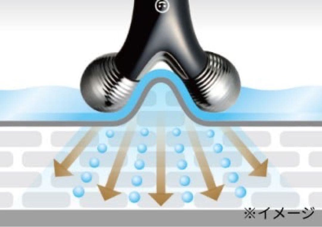 YAMAN 美顔ローラー USB充電式 ブラック